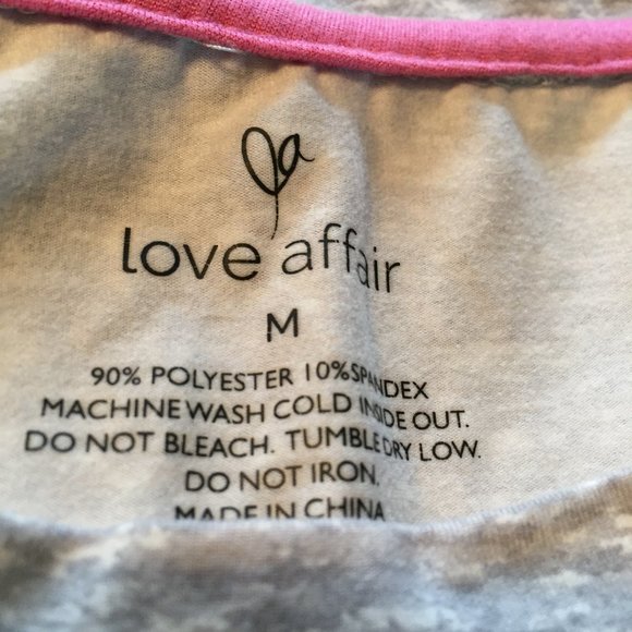 PJ Shirt Top- Love Affair #1046 - Picture 2 of 5
